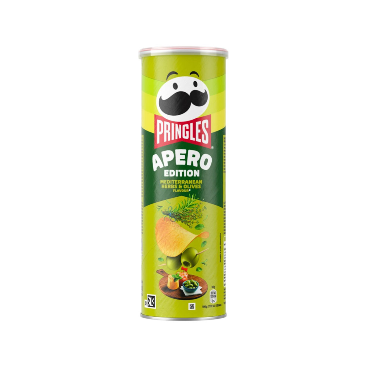 Pringles Apero Edition Mediterranean Herbs & Olives Flavour 165GR