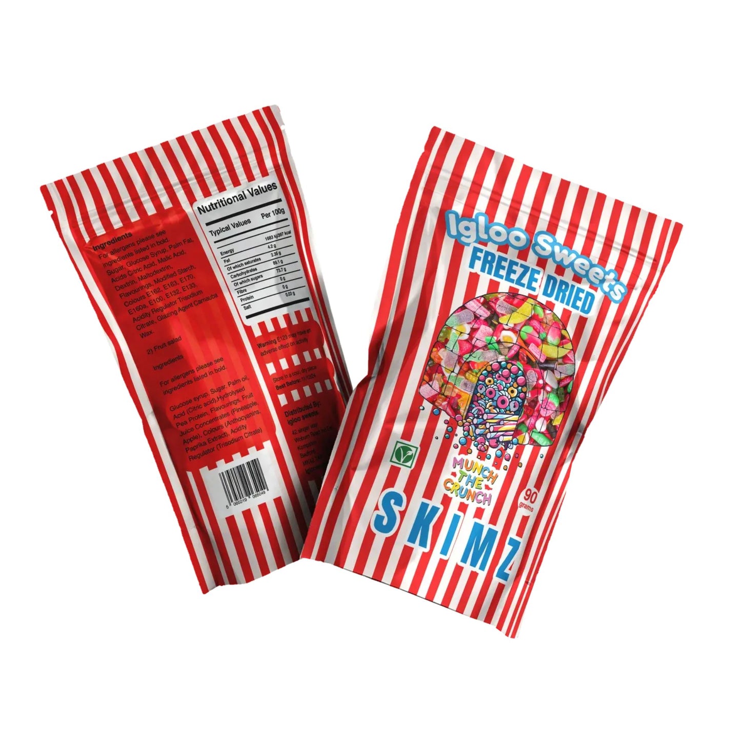 Igloo Sweets Freeze Dried Skimz 90GR