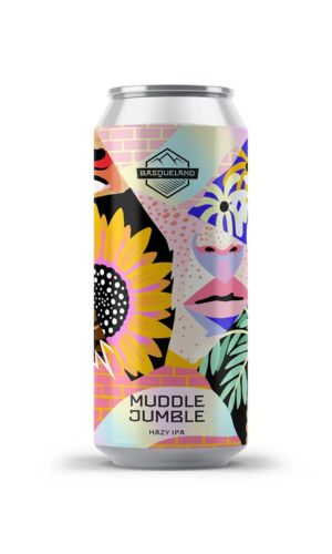 Cerveza Basqueland Muddle Jumble Hazy IPA 440ML