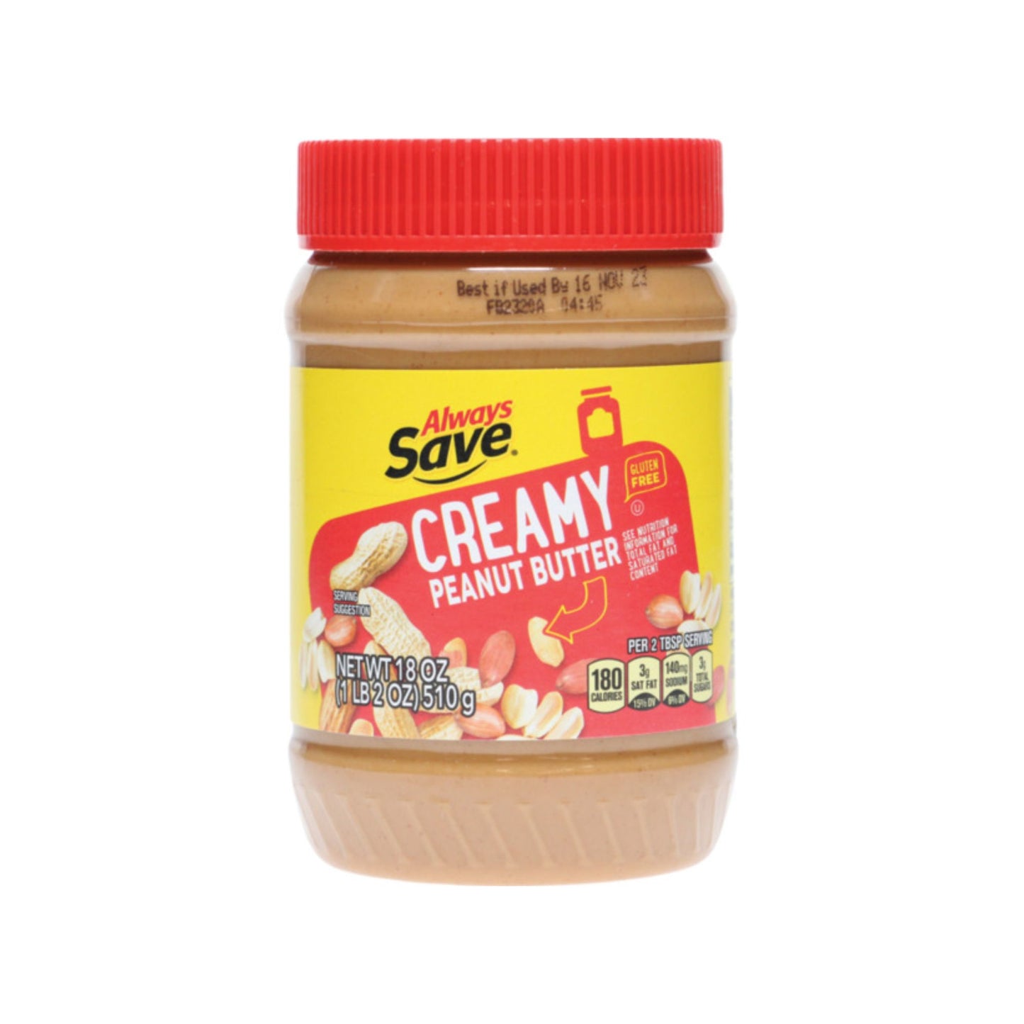 Always Save Creamy Peanut Butter 510GR
