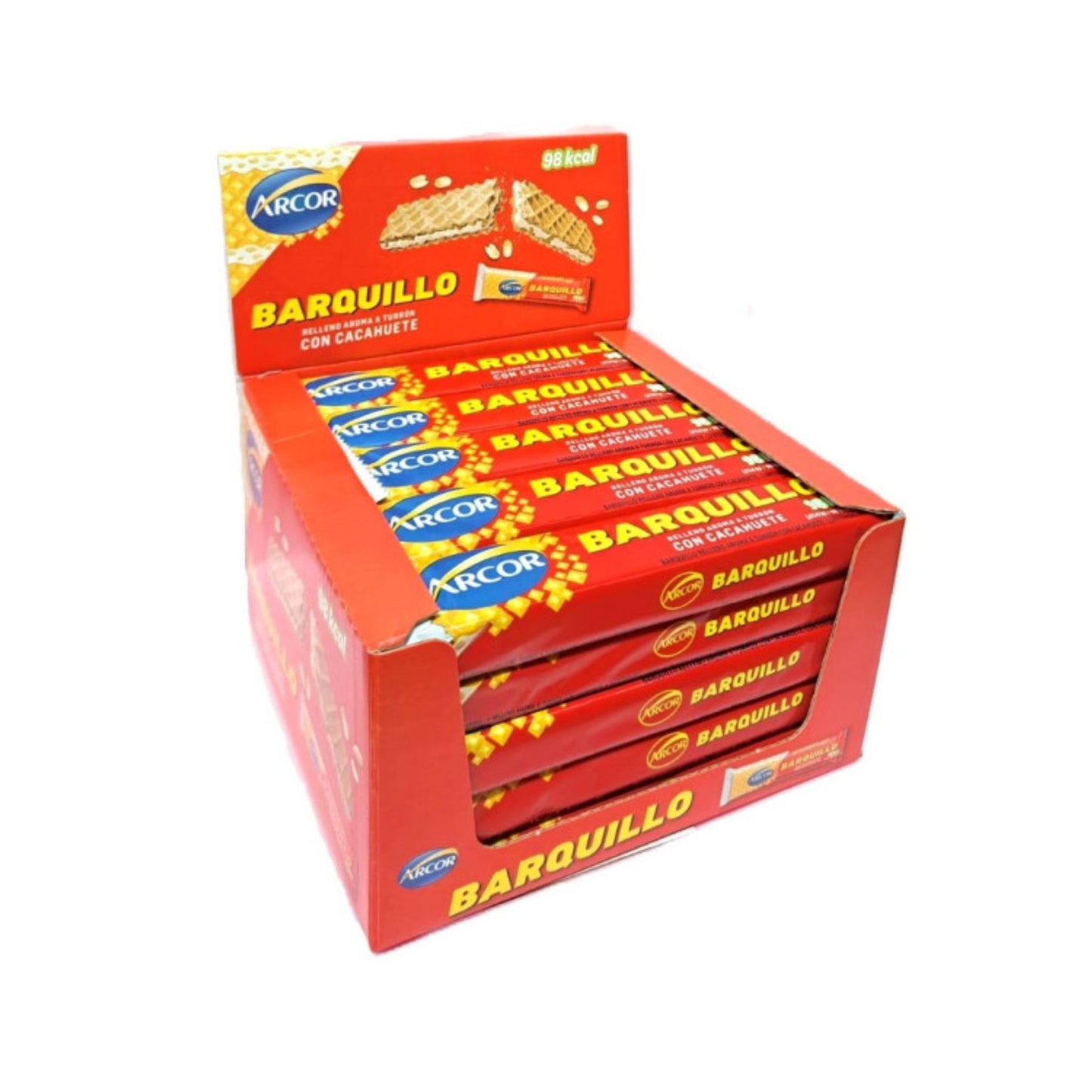 Caja Barquillos Arcor con Cacahuete 25 x 25g