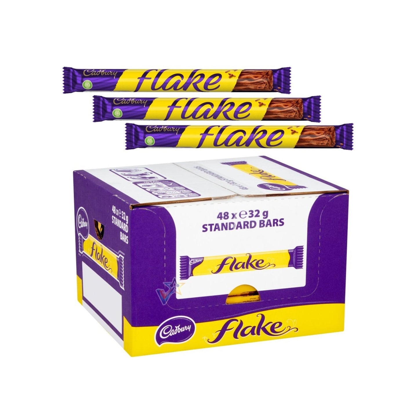 Caja Cadbury Flake 48 x 32 g