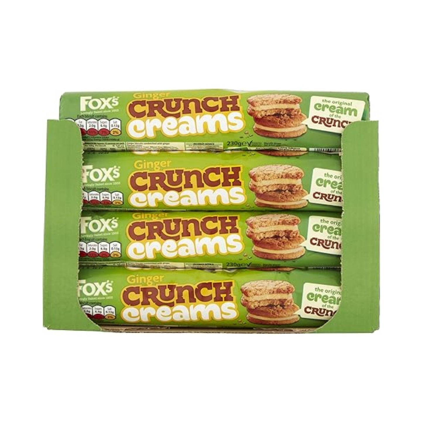 Caja Fox’s Ginger Crunch Creams 12 x 200 g