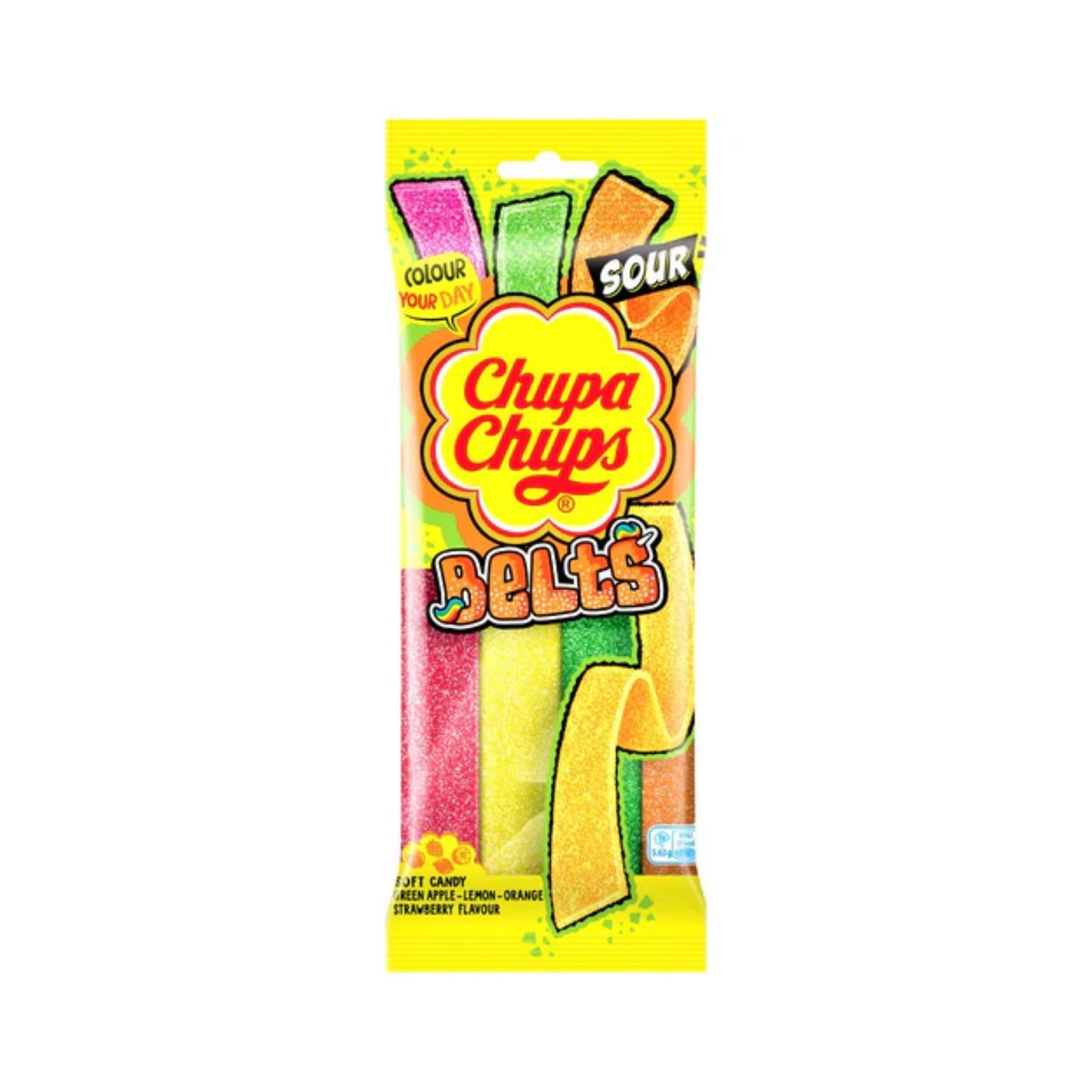Chupa Chups Belts Sour Mixed 90GR
