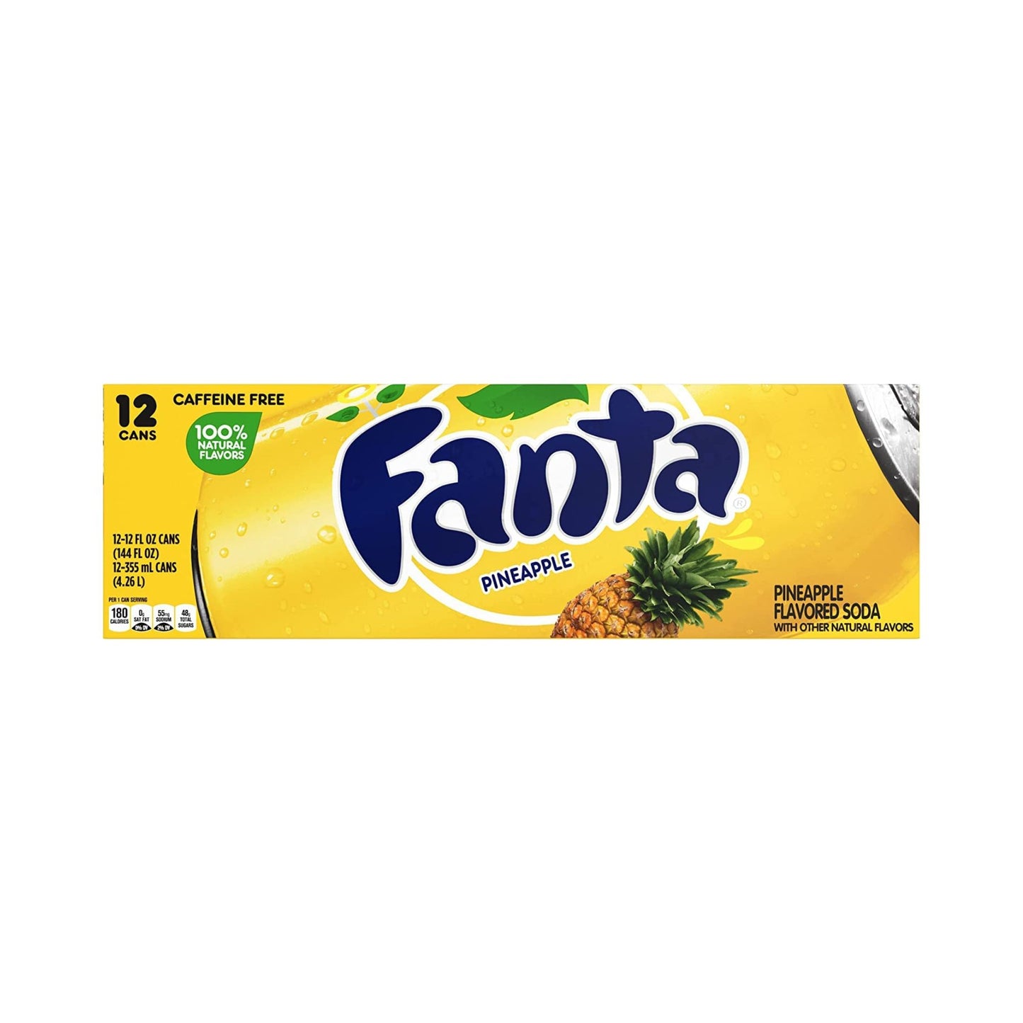 Caja Fanta Americana Pineapple (12 unidades x 355ML)