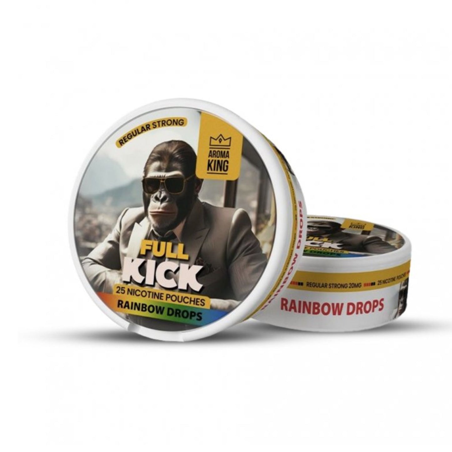 Full Kick 25 Nicotine Pouches Rainbow Drops