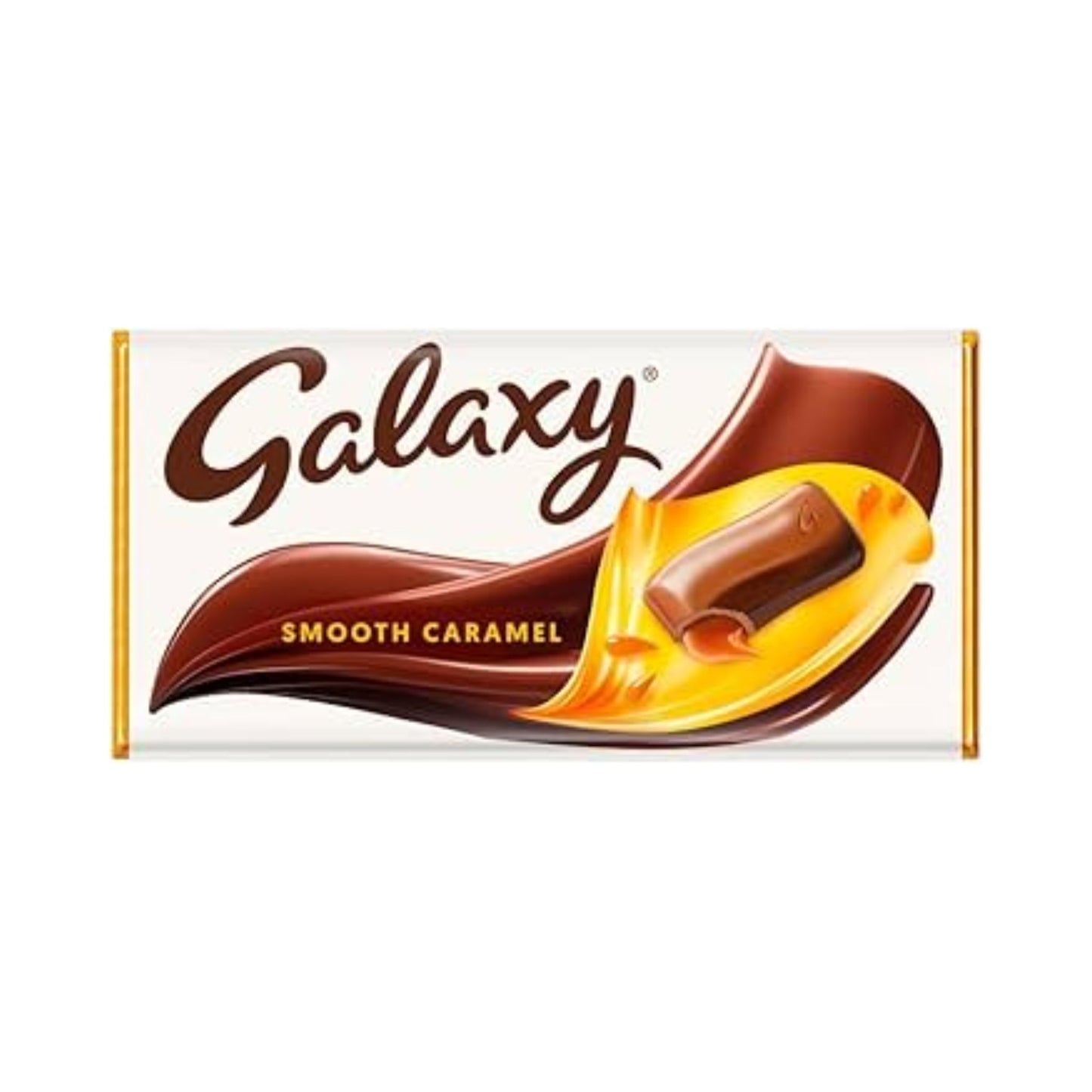 Galaxy Smooth Caramel Chocolate Block 135 g