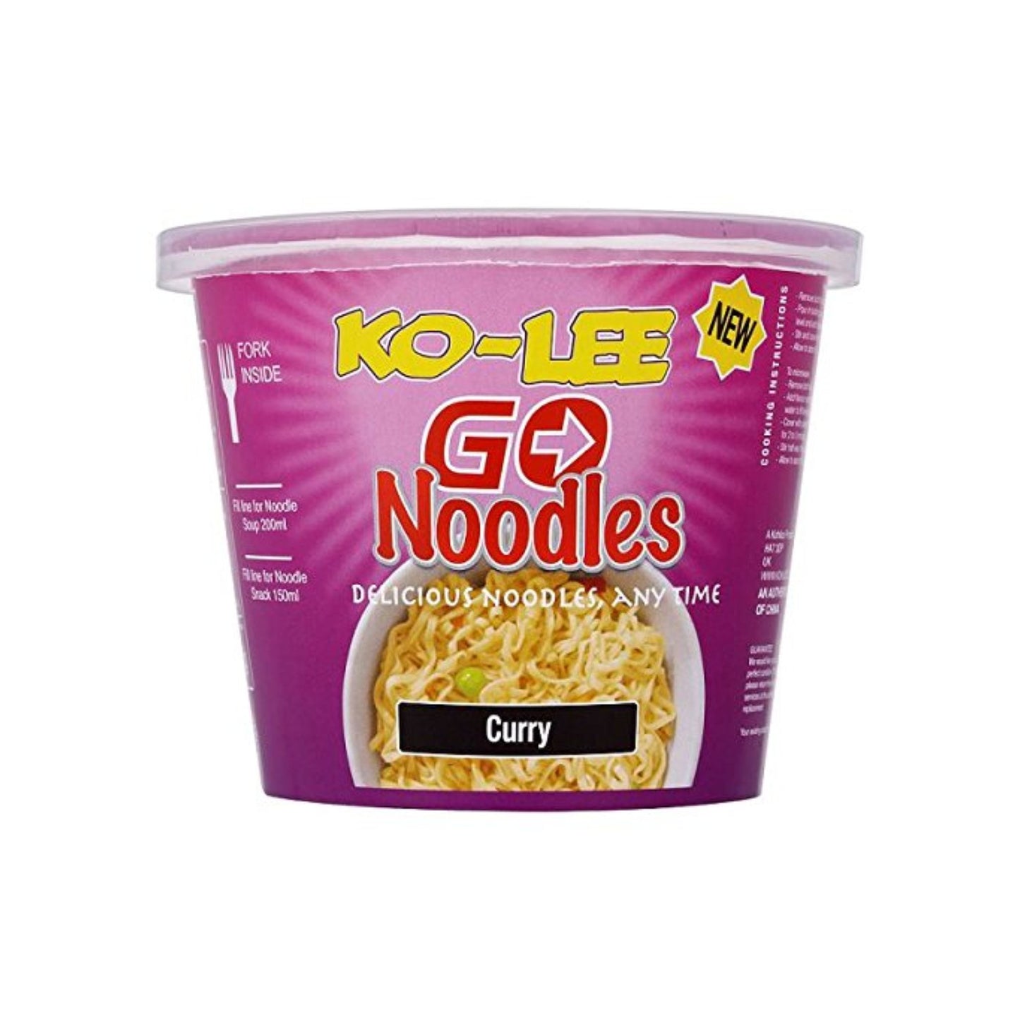 Ko-Lee Go Noodles Curry 65GR