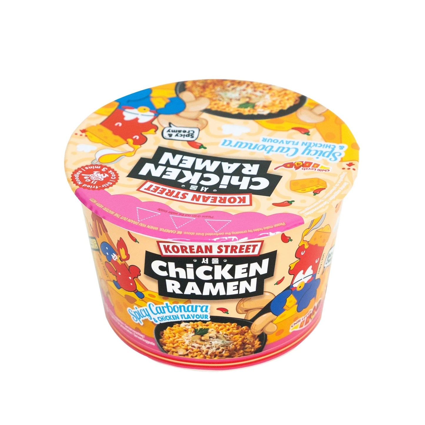 Korean Street Chicken Ramen Spicy Carbonara 107 g