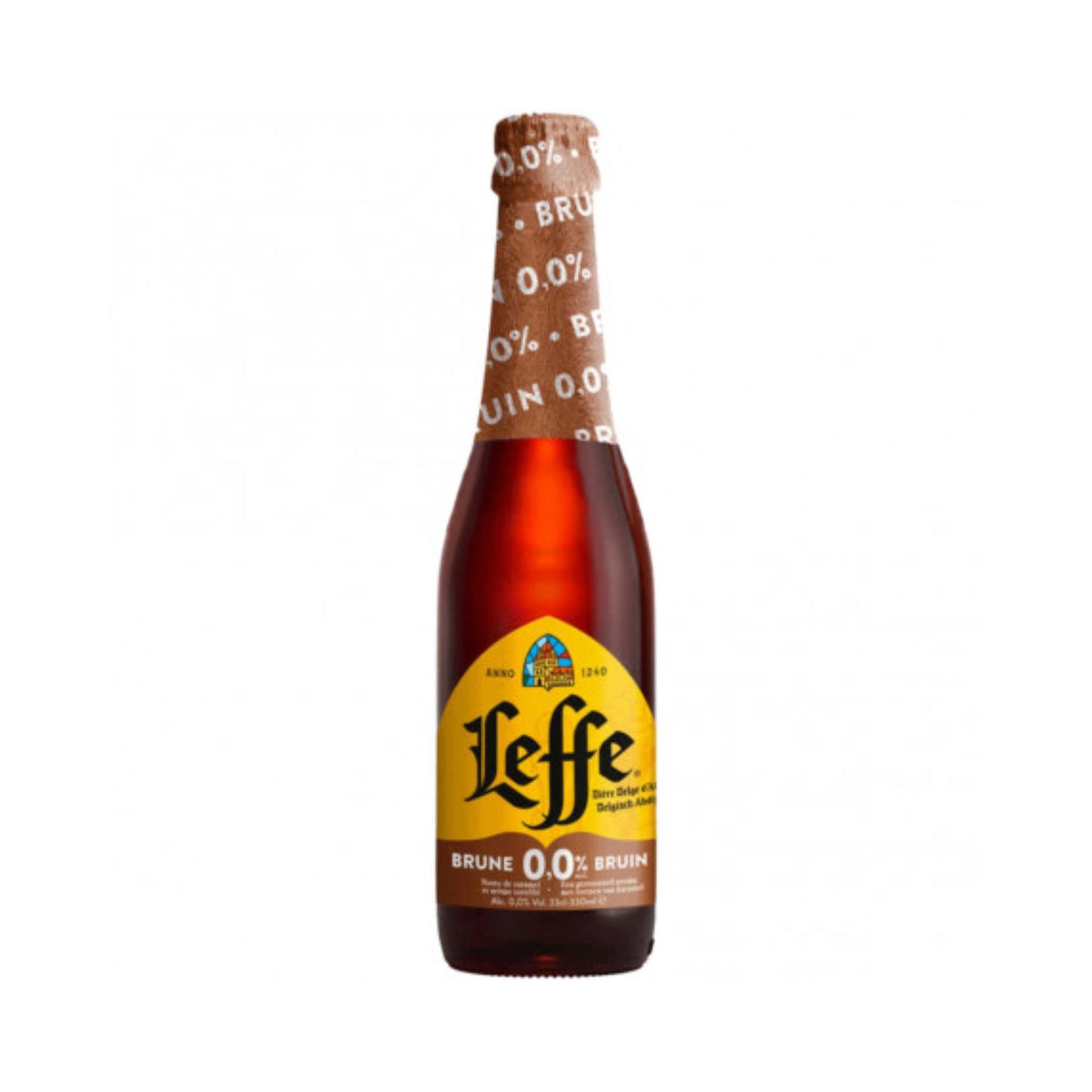 Cerveza Leffe Brune 0,0% 33CL