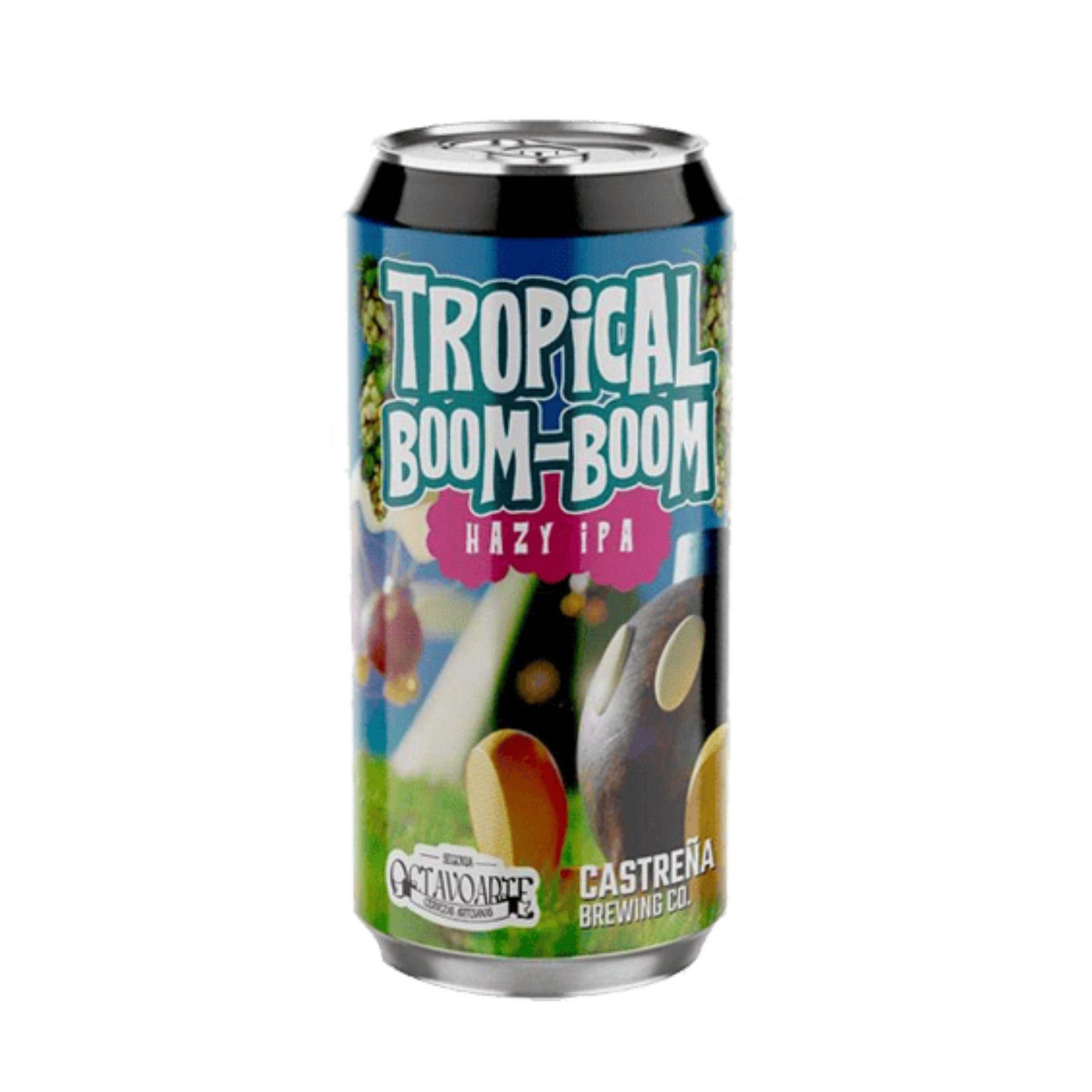 Cerveza Octavo Arte Tropical Boom-Boom Hazy IPA 440ML