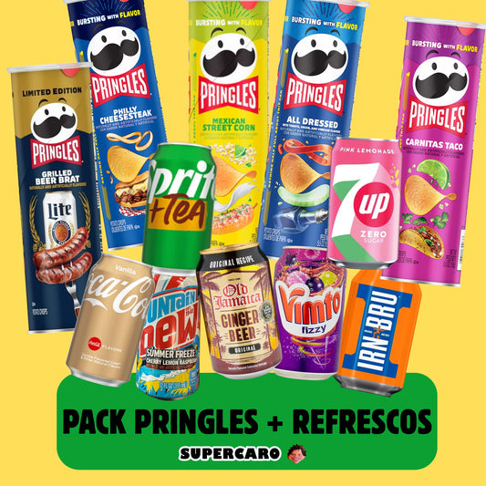 Pack Pringles + Refrescos