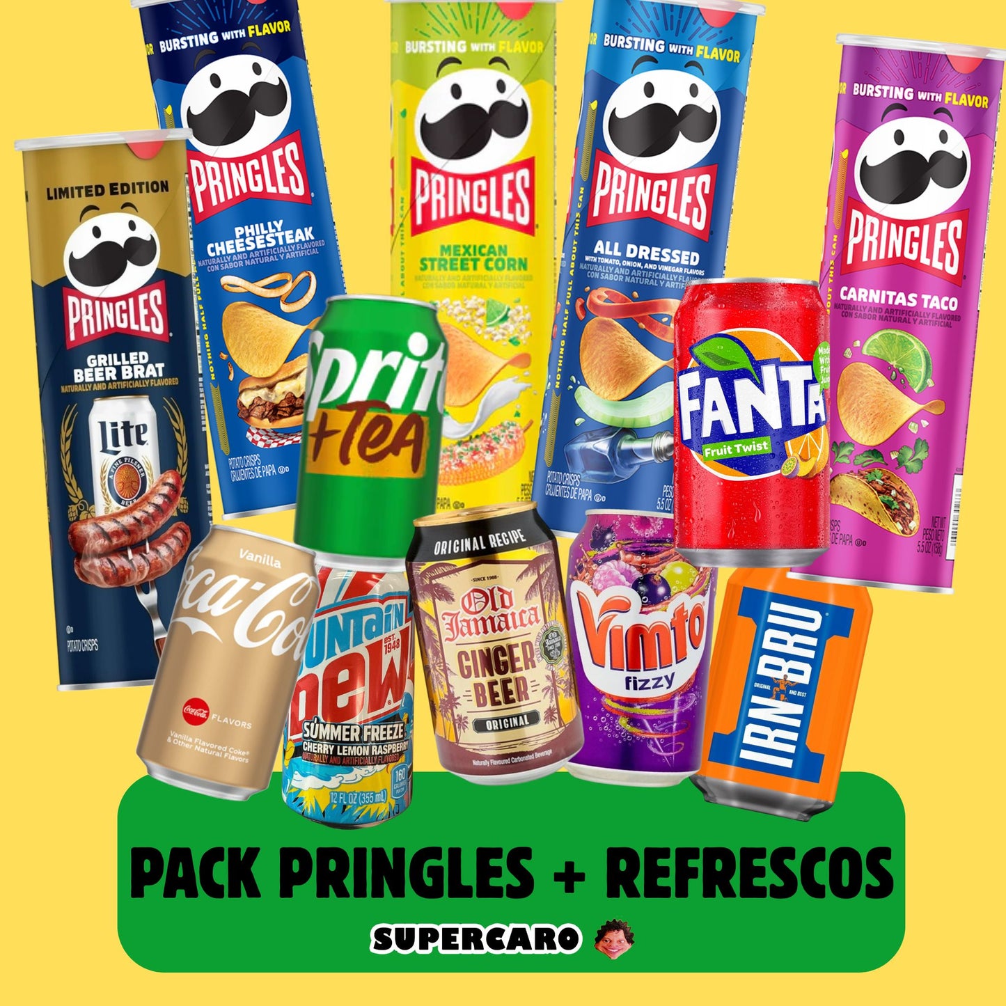 Pack Pringles + Refrescos