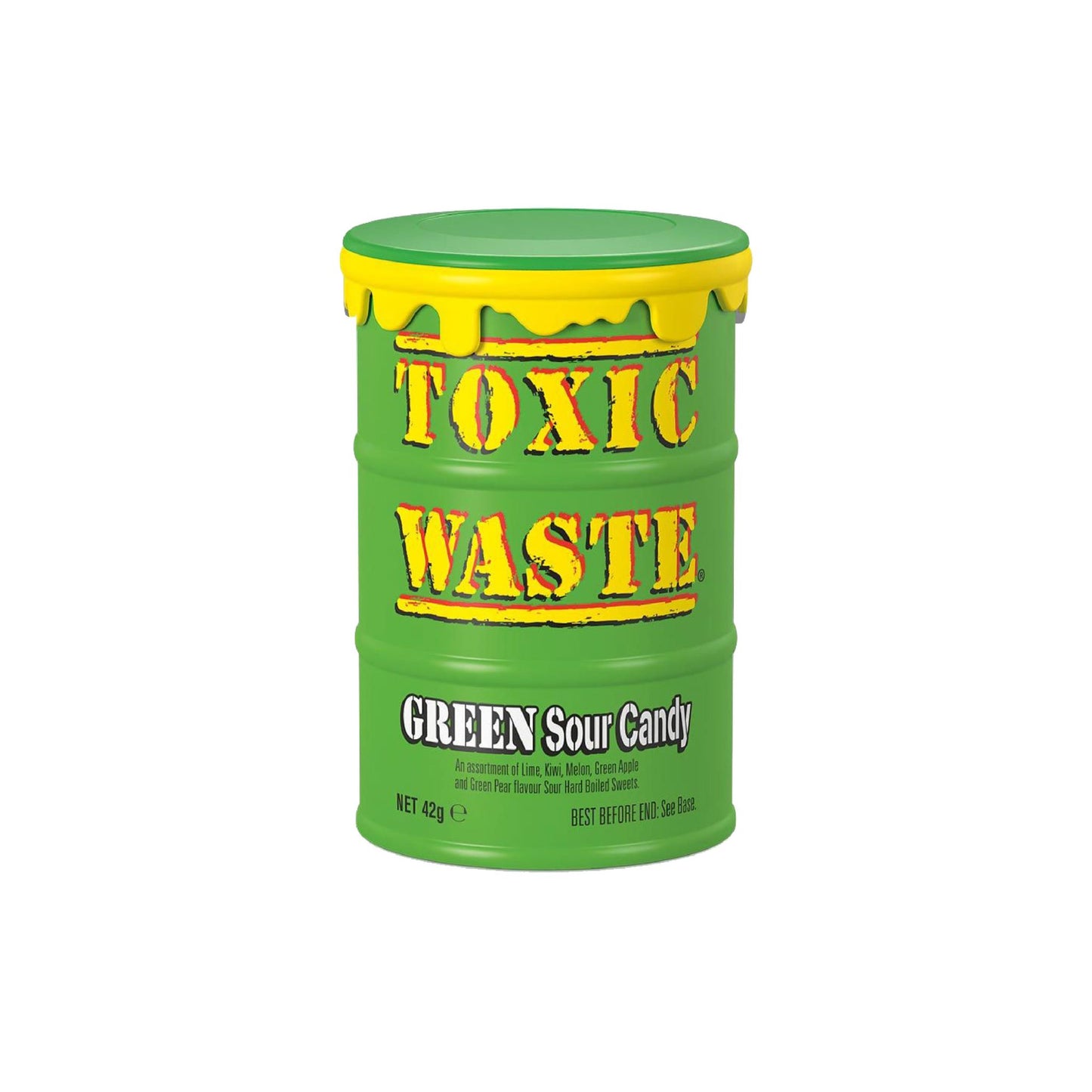 Toxic Waste Green Sour Candy 42GR