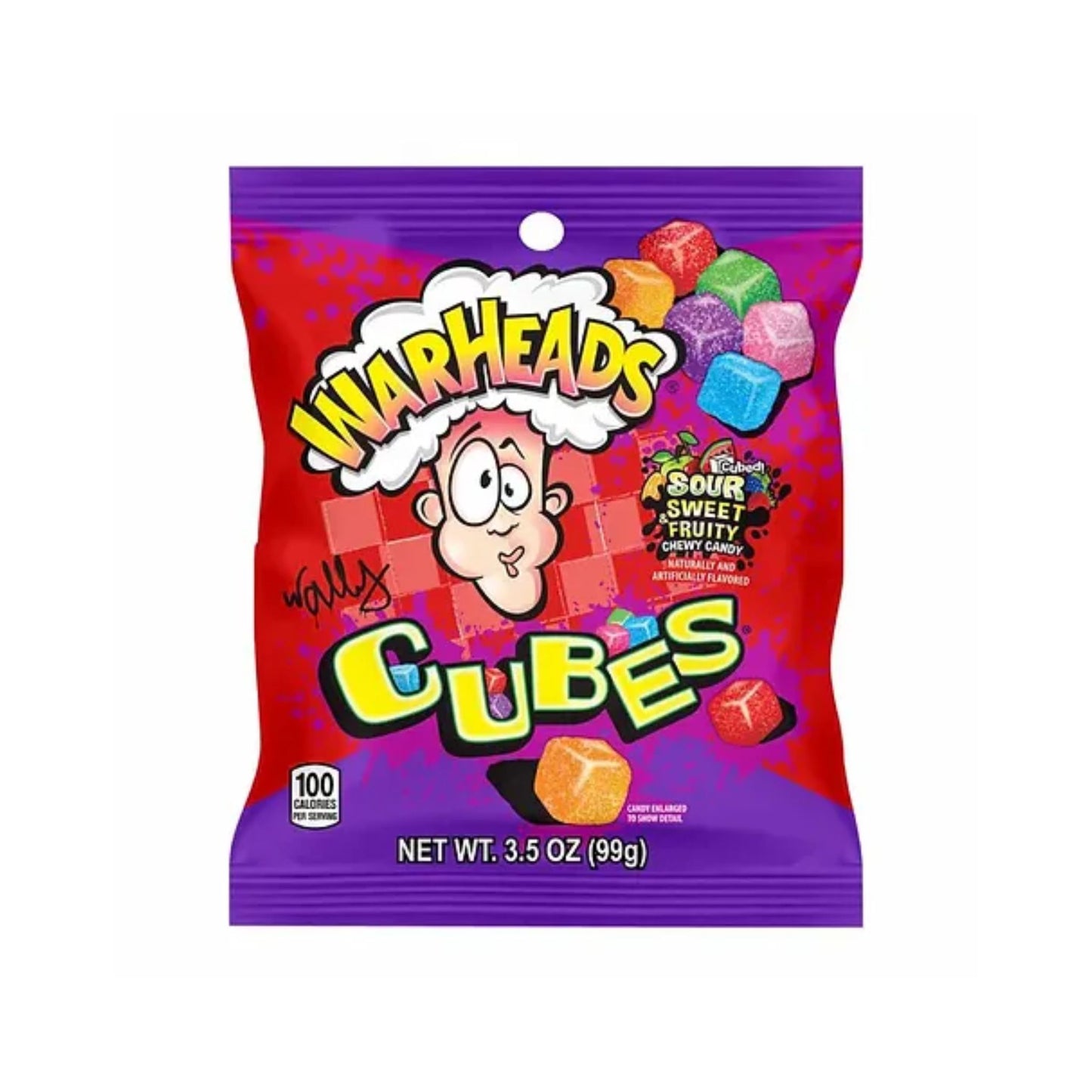 Warheads Cubes Sour Sweet & Fruit 99GR