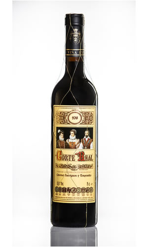 Vino Tinto Corte Real Caberbet Sauvignon y Tempranillo 75CL
