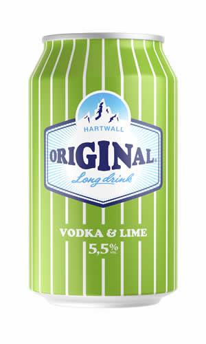 Hartwall Original Long Drink Vodka Lime 33CL