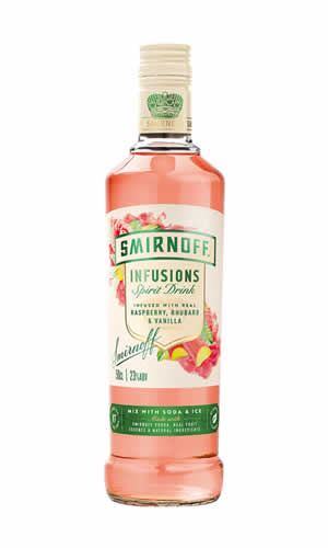 Smirnoff Infusion Raspberry, Rhubarb & Vanilla 1L