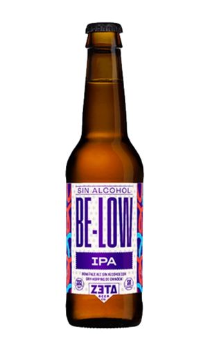 Cerveza Be-Low IPA Sin Alcohol 33CL