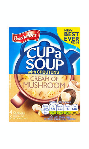 Batchelors Cup a Soup Cream of Mushroom 99GR