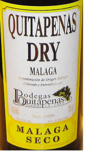 Quitapenas Málaga Dry 75CL