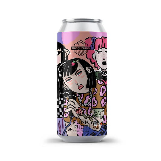 Cerveza Basqueland Punk Rioti Session IPA 44CL