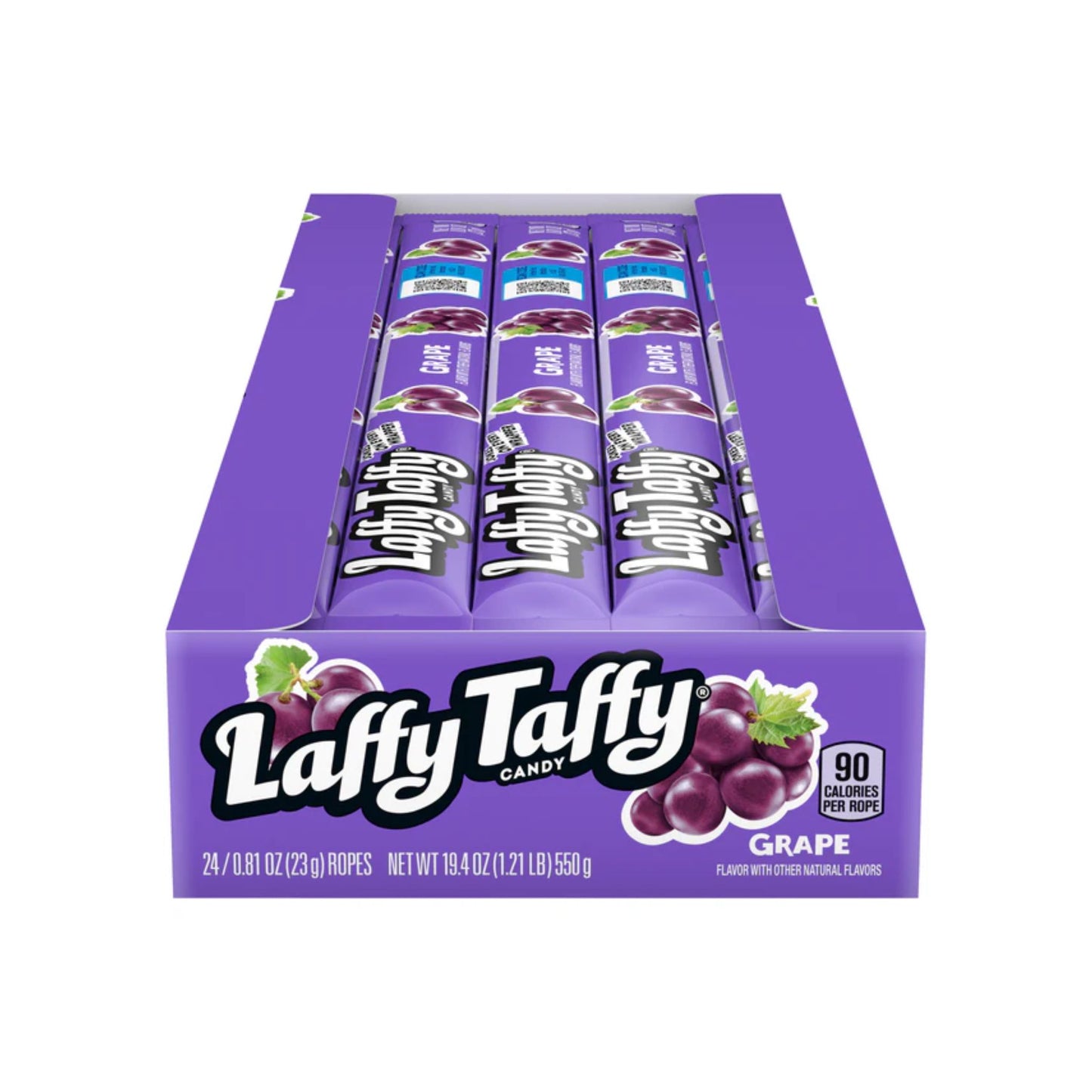 Caja Wonka Laffy Taffy Grape (24 unidades 23GR)