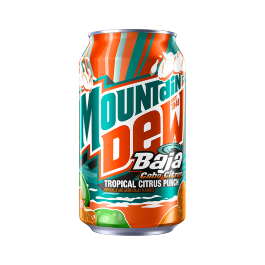 Mountain Dew Baja Tropical Citrus Punch 355ML