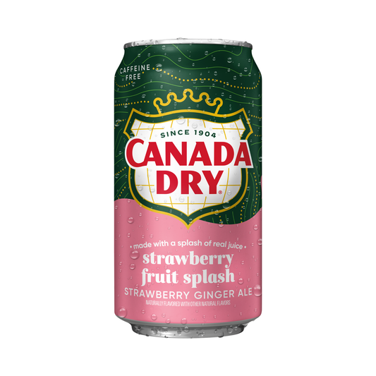 Canada Dry Strawberry Fruit Splash 355ML