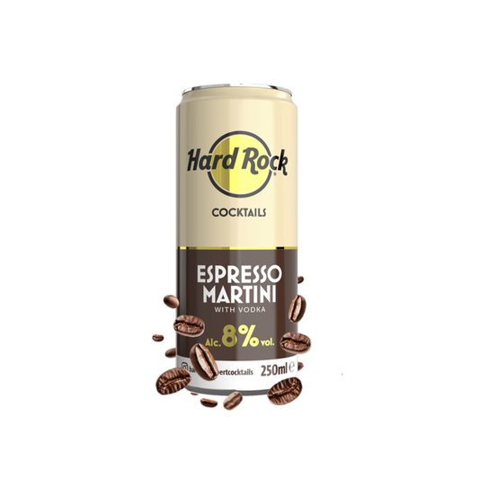 Hard Rock Cocktails Espresso Martini Vodka 250ml