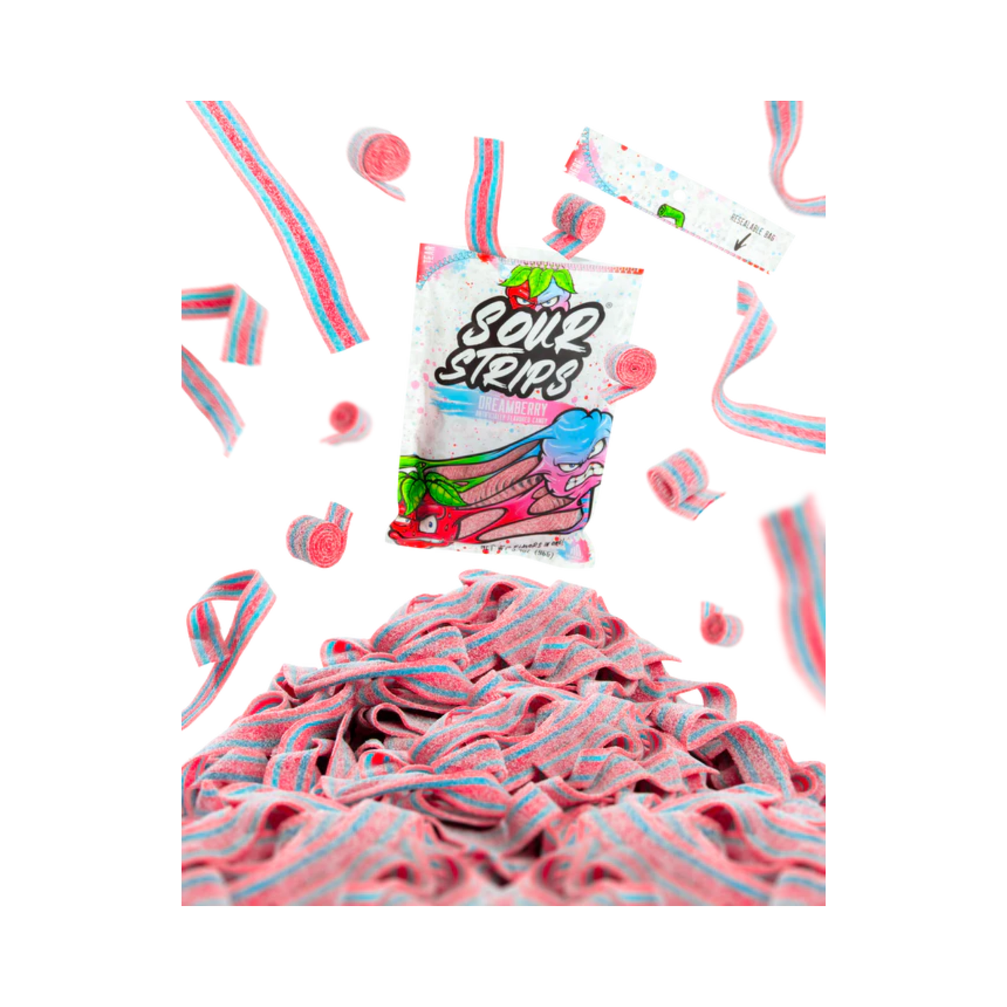 Sour Strips Dreamberry 96gr