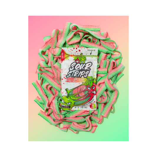 Sour Strips Appleberry 96gr