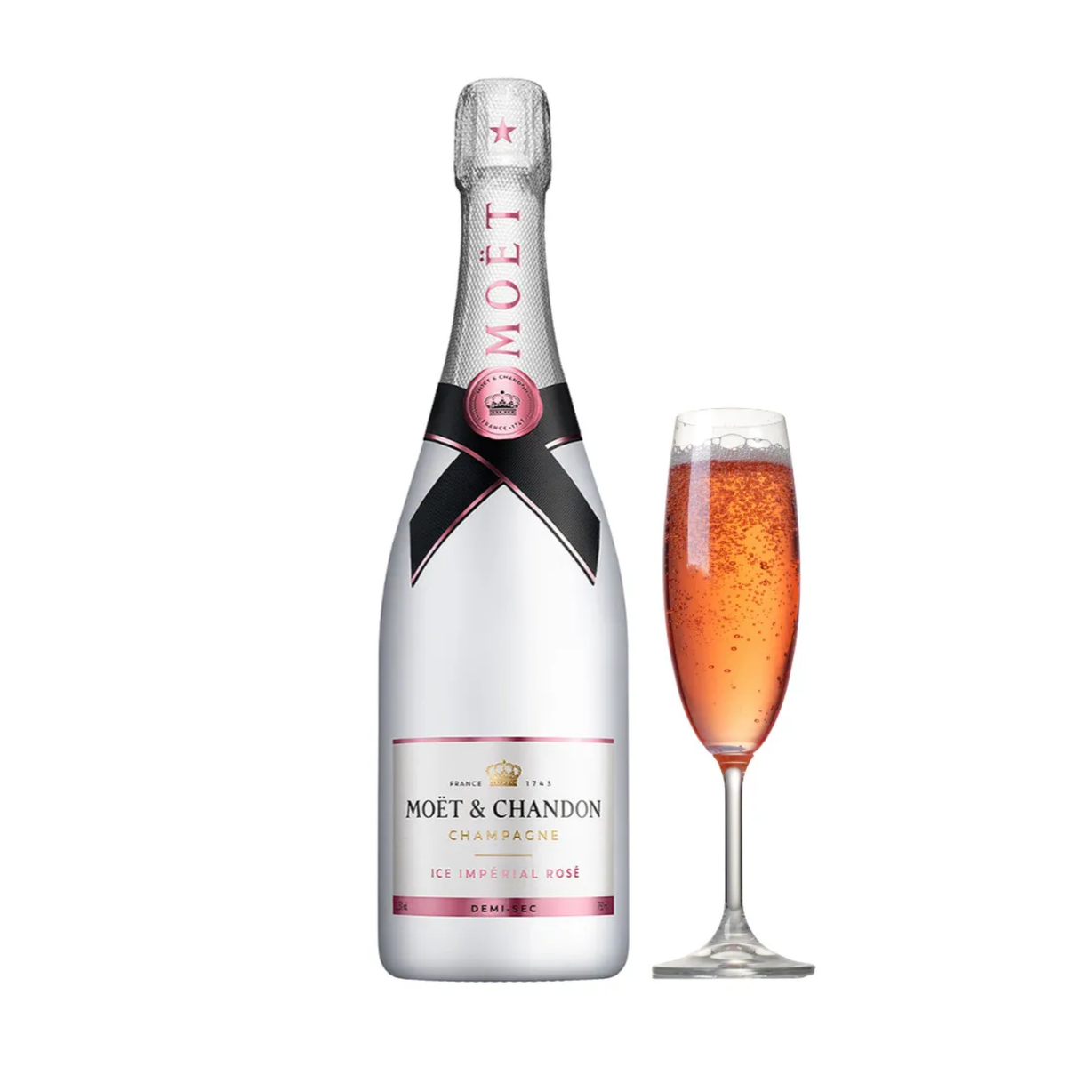 Champagne Moët Chandon Ice Imperial Rose 75CL – Supercaro