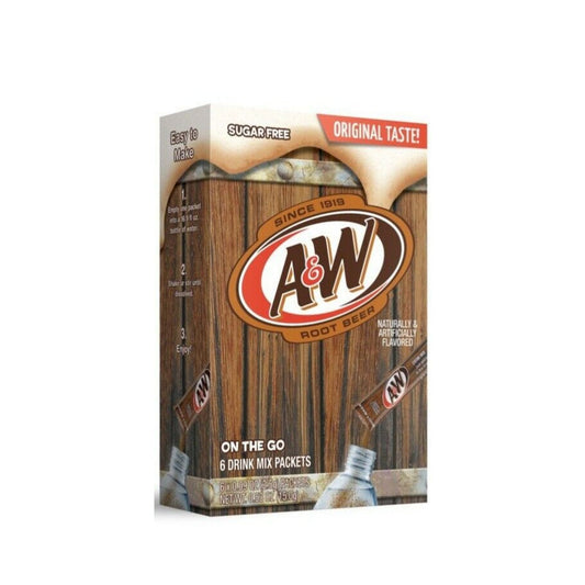 A&W Root Beer On The Go 6 Mix Packets