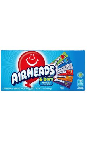 Airheads 6 Bars Sabores Surtidos 93,6GR