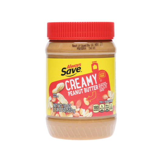 Always Save Creamy Peanut Butter 510GR