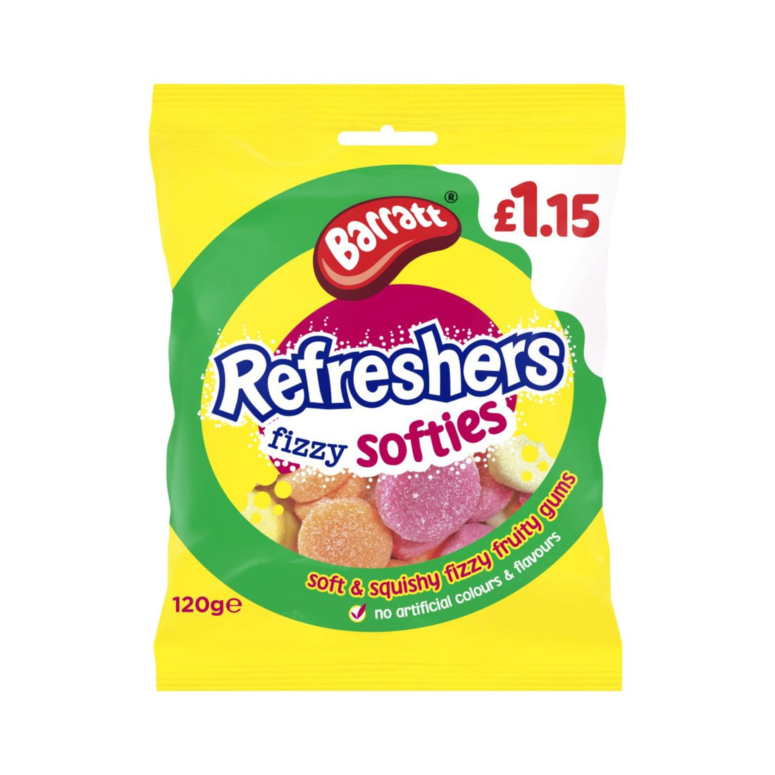 Barrat Refreshers Fizzy Softies 120GR – Supercaro