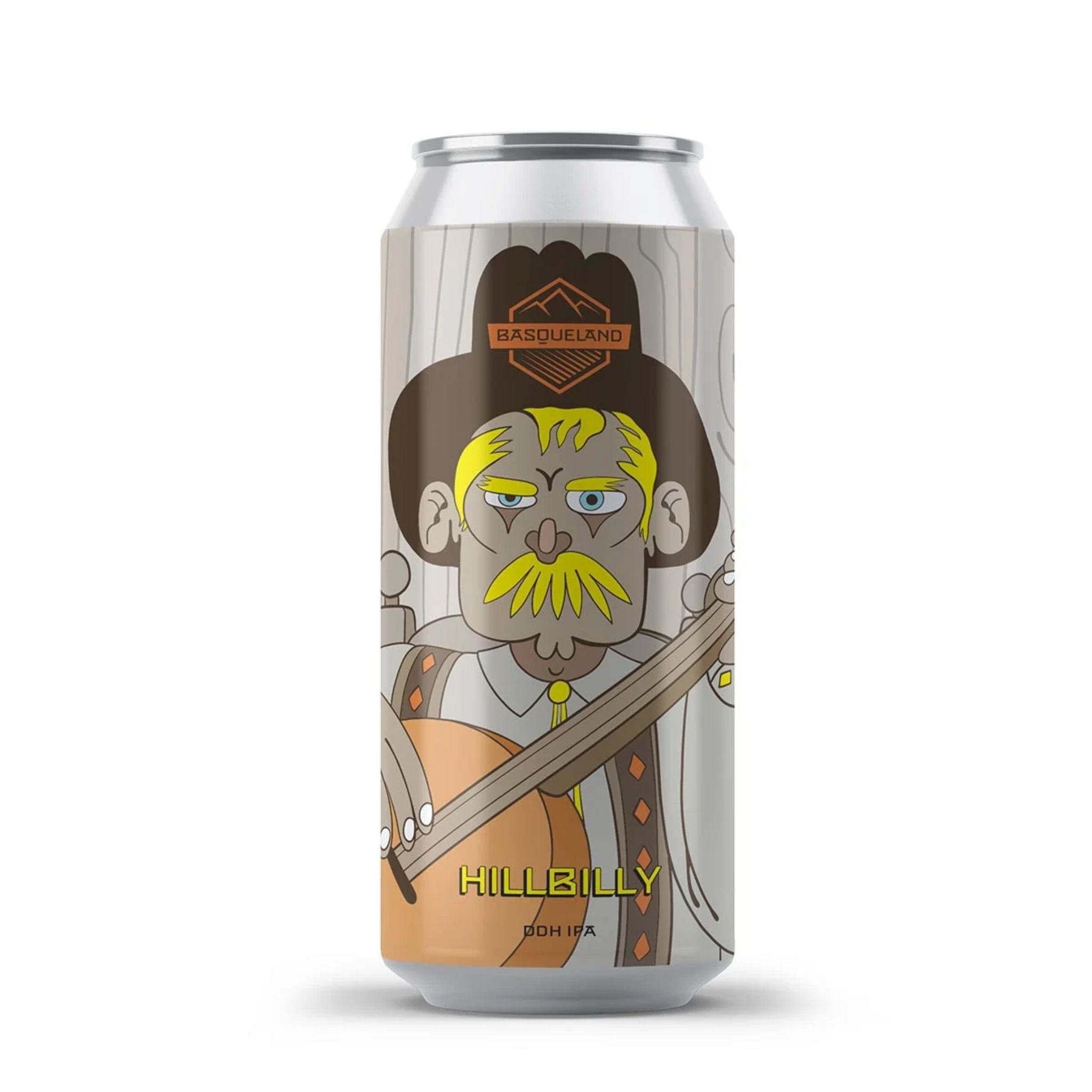 Basqueland Hillbilly DDH IPA 440ML - Supercaro