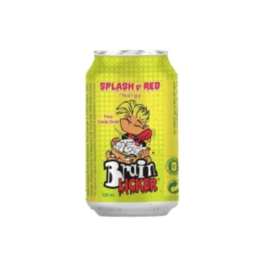 Brain Licker Fizzy Candy Drink Strawberry 33CL