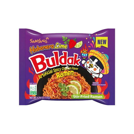 Samyang Buldak Hot Chicken Habanero Lime