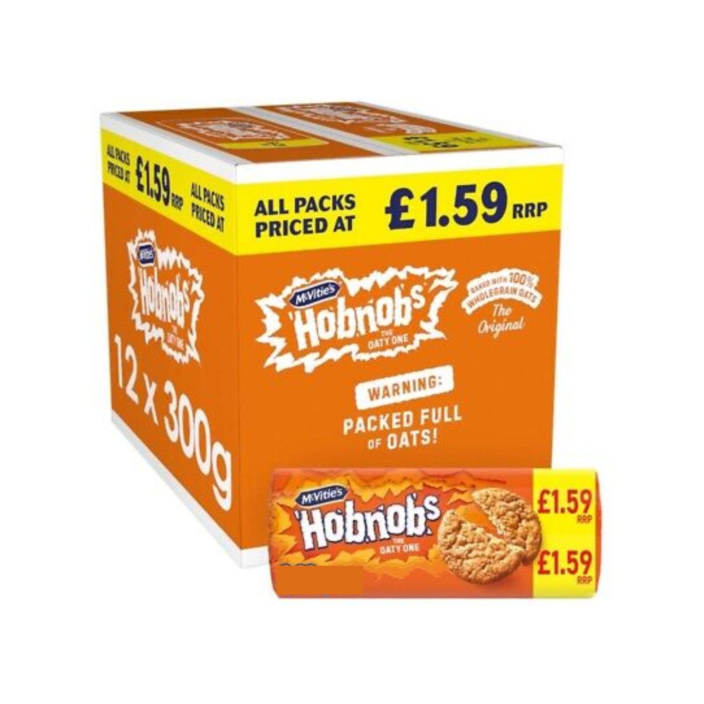 Caja McVitie’s Hobnobs Original 12x255g