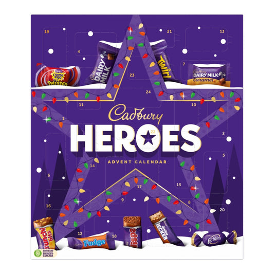 Calendario de Adviento Cadbury Heroes 230GR