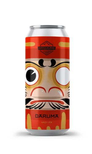 Cerveza Basqueland Daruma HAZY IPA 440ML