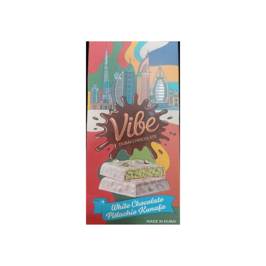 Chocolate Dubai Vibe White Chocolate Pistacho Kunafa 200GR