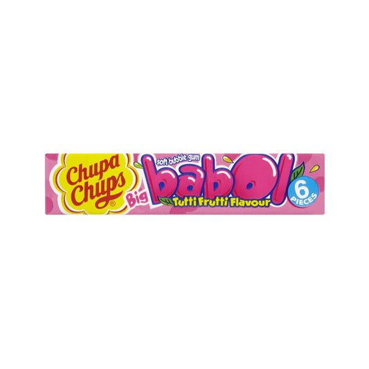 Chupa Chups Babol Tutti Frutti Soft Bubble Gum 6 Pieces