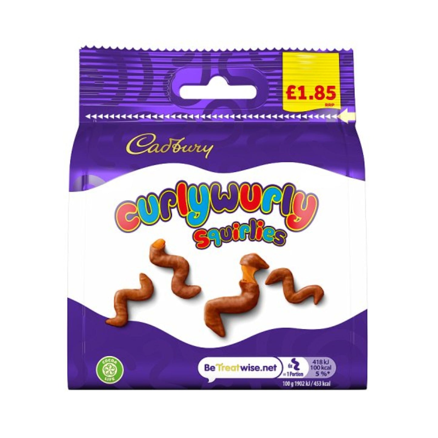 Cadbury Curly Wurly Squirlies Bites 85g