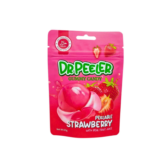 Dr Peeler Gummy Candy Halal Strawberry 65g