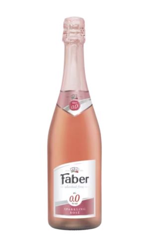 Vino Rosado Espumoso Sin Alcohol Faber 0,0 75CL