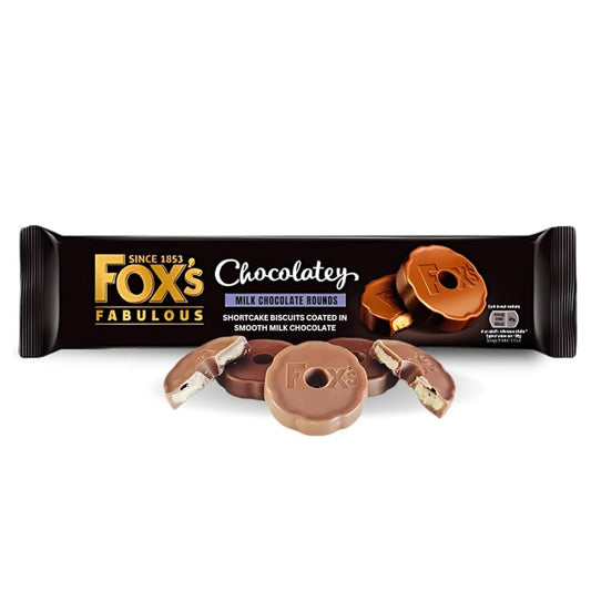Fox's Chocolatey Shortcake Rounds 130GR