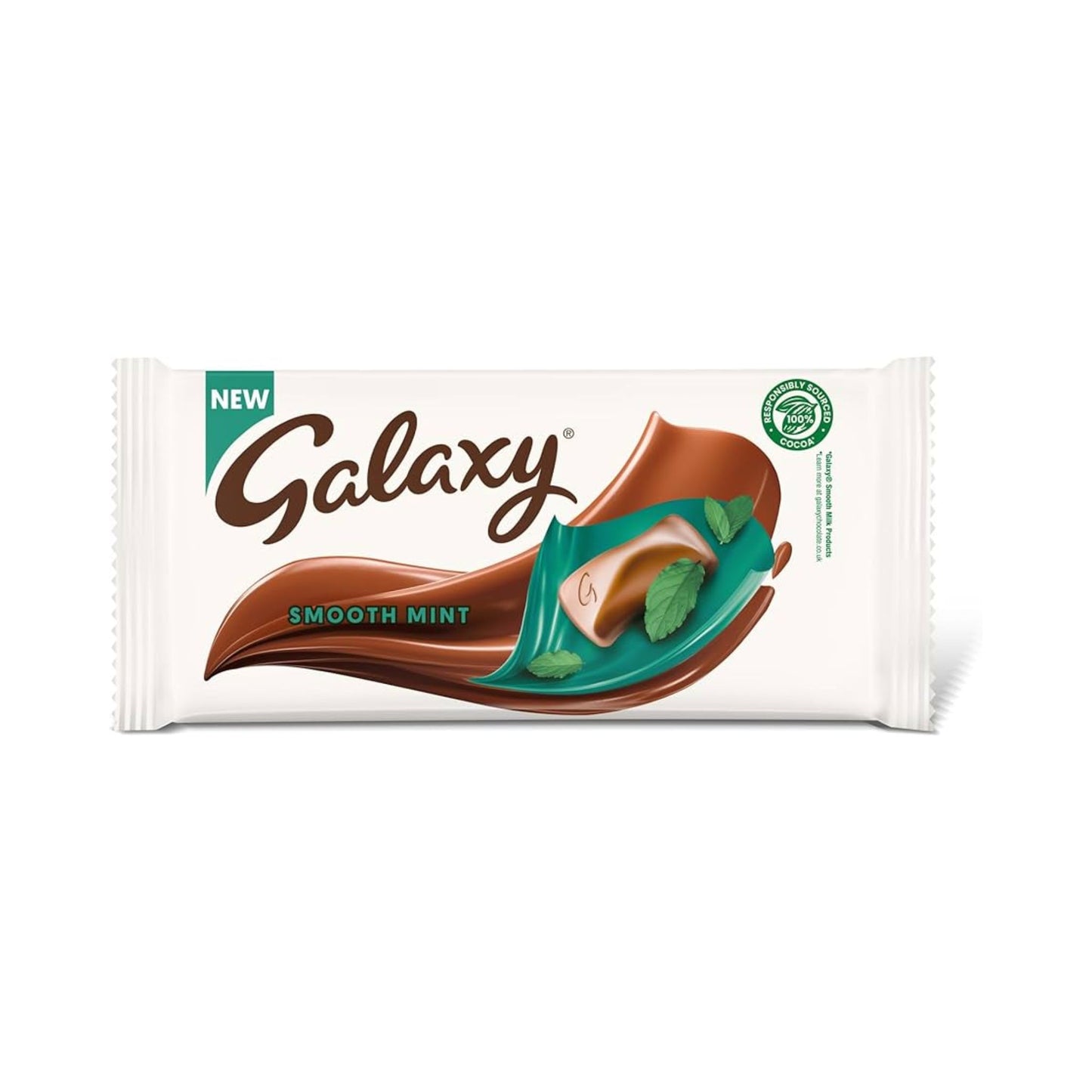 Galaxy Smooth Mint Chocolate Block 110 g